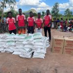 Nyambadwe United reaches out to people with relief food