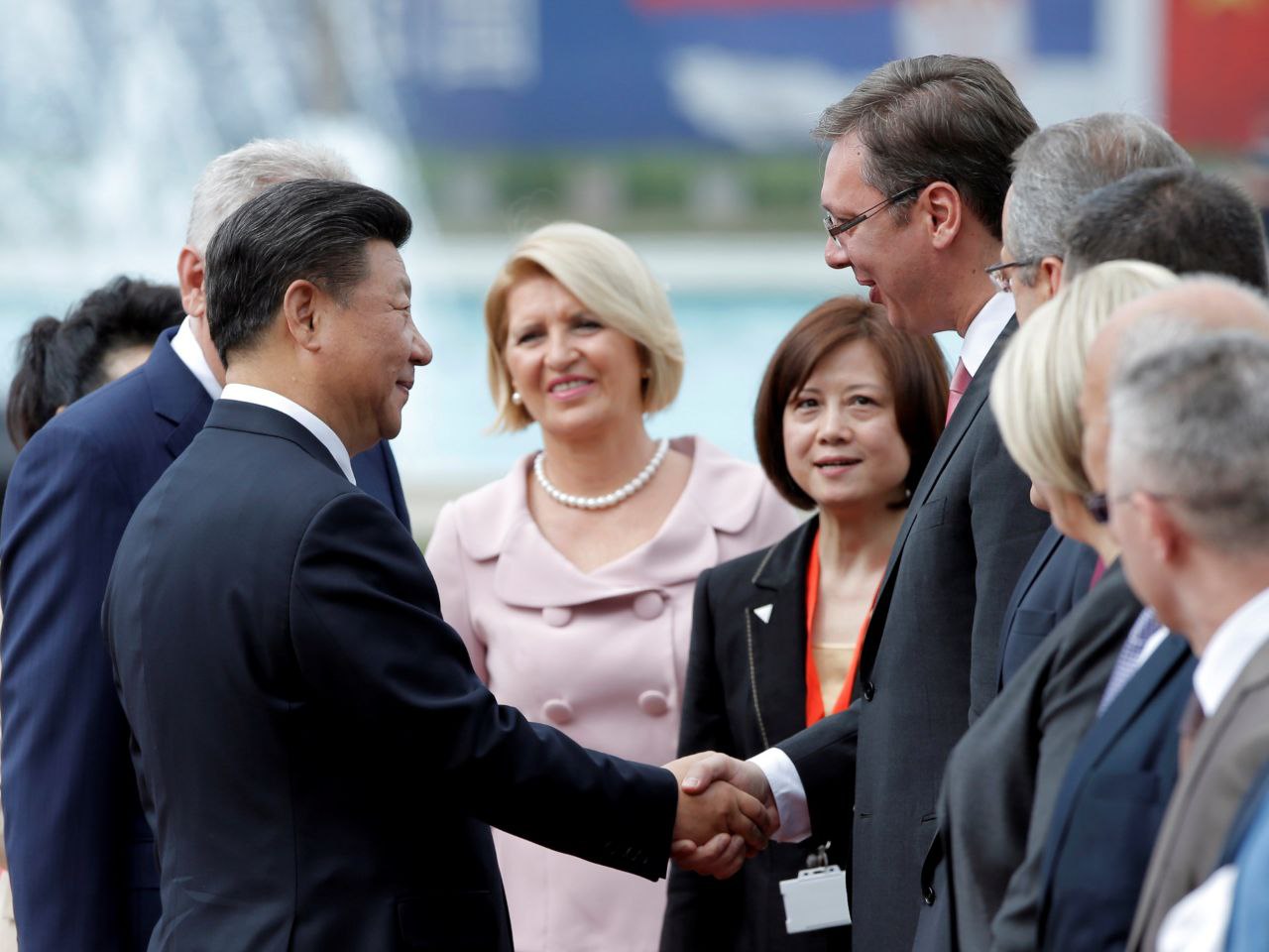 President of China, Xi Jinping and his wife, Arrived in the capital Serbia