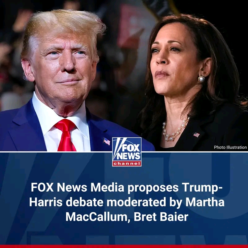 FOX News proposes presidential debate between Kamala Harris and Donald Trump