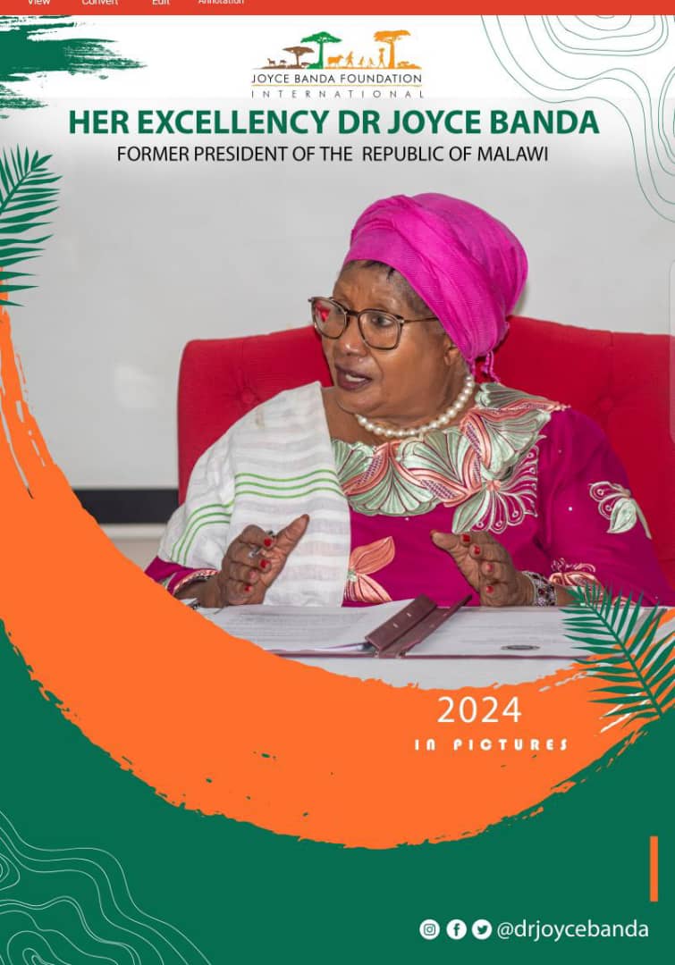 A year of gratitude: A message from Dr. Joyce Banda