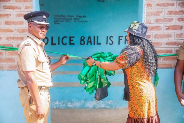 Philanthropist Cha Cha Donates Modern Waiting Shelter to Lingadzi Police Station