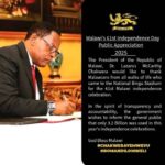 K3.2 billion disbursed under 6 July celebrations raises eyebrows over suspected misuse 10 K3.2 billion disbursed under 6 July celebrations raises eyebrows over suspected misuse
