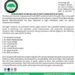 NEEF Circular on Human Rights Activists Funding Denounced as Fake