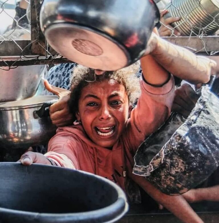 “Dying for a Bite: Gaza’s Children Starve Amid Apocalyptic Aid Chaos”
