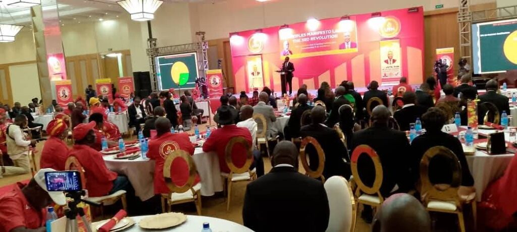 United Transformation Movement supporters attending press briefing by their president Dr Dalitso Kabambe at golden peacock hotel in Lilongwe,