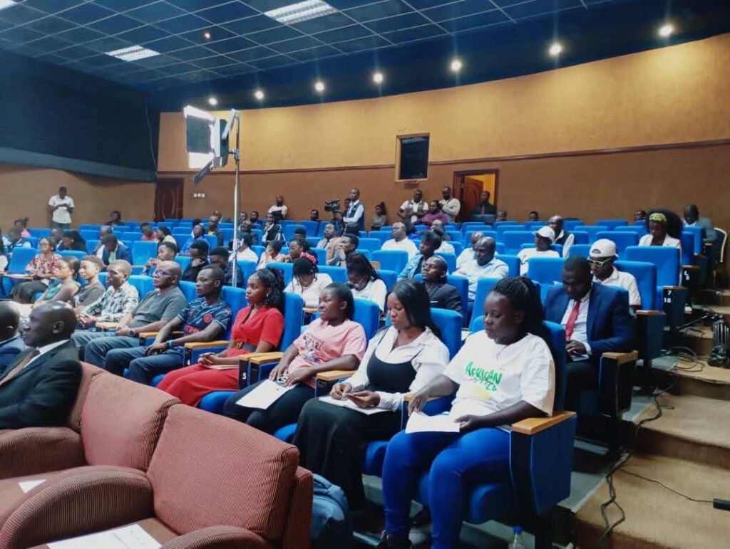 young people in Lilongwe attended Presidential Youth Dialogue hosted by United Democratic Front Presidential candidate Atupele Muluzi at crossroads Hotel in Lilongwe