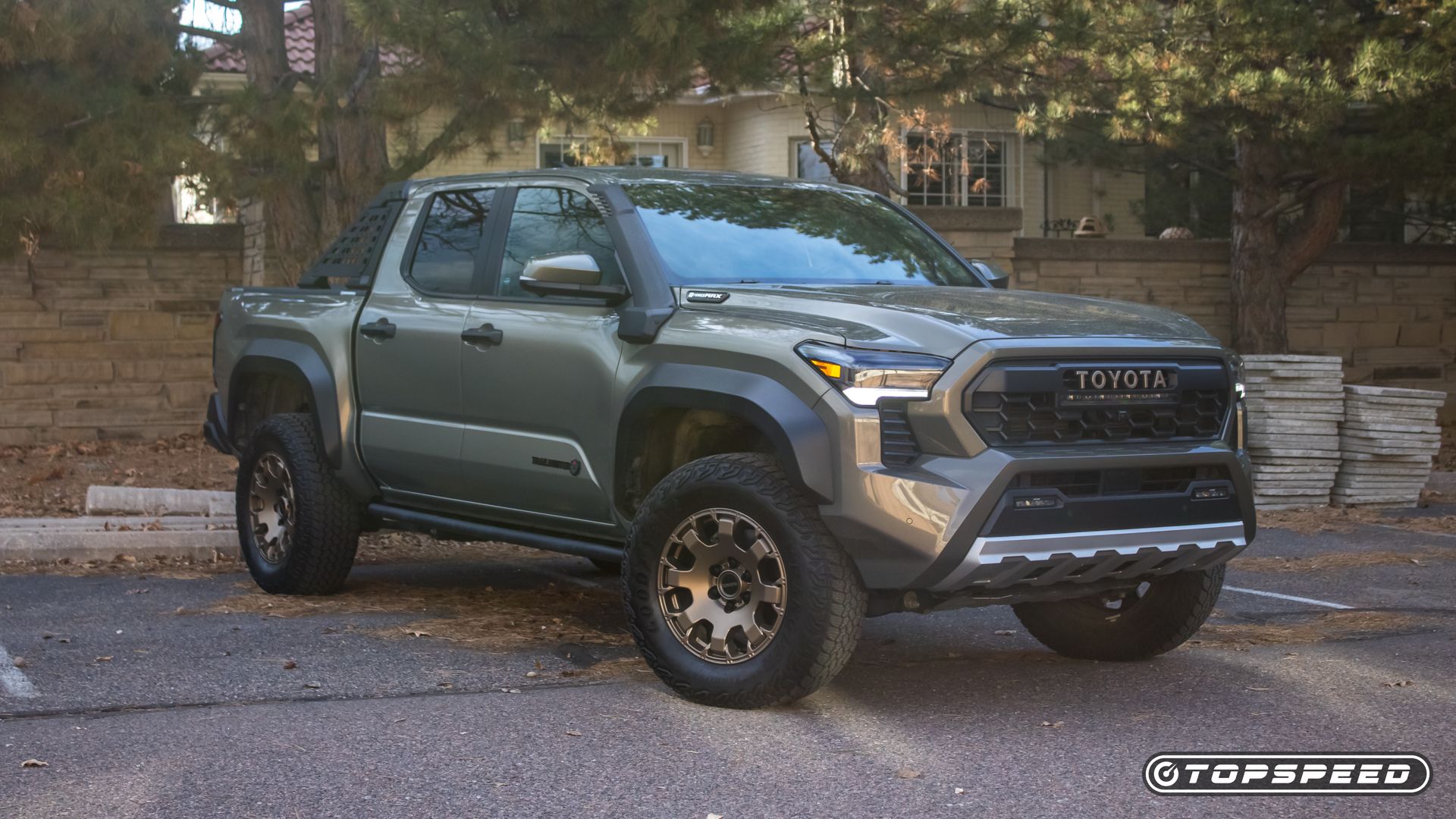 2025 Toyota Tacoma Trailhunter front three-quarter