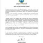 DPP Condemns Misconduct by Some Party Members