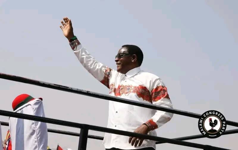 MCP Presidential candidate Lazarus Chakwera