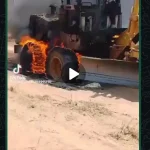 Anger erupts in Kasungu as villagers burn road grader