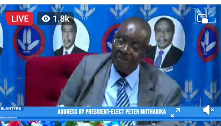 President Peter Mutharika Warns Against Corruption in Government Contracts