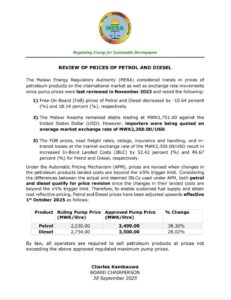 Truth About Fuel Price Increase: MCP Cabinet Approved It, Not DPP | Malawi Freedom Network FB IMG 1759283312826 231x300