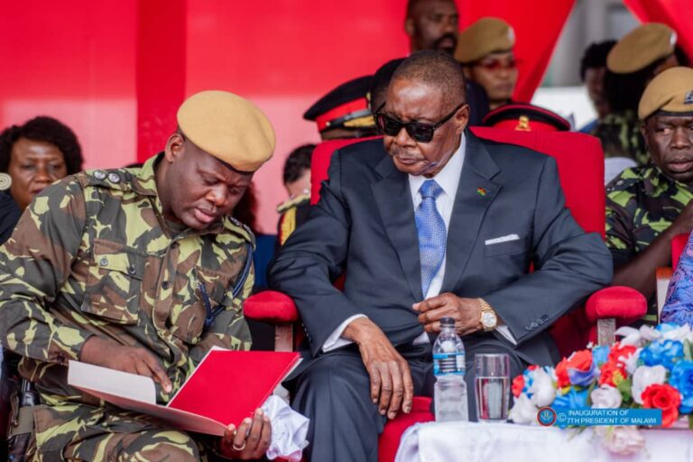 Mutharika Announces Partial Cabinet: Enoch Chihana Named Second Vice President