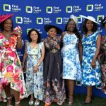 mwathengere (second right) posing for a picture with other guests at the high tea party (002)