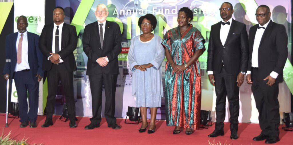 FCB plc donates K70 million to Beit-Cure fundraising drive ansah (middle) poses for a group photo with other dignitaries (002)