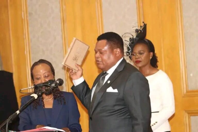 Hon. Peter Mukhito Sworn in as Malawi’s Minister of Homeland Security