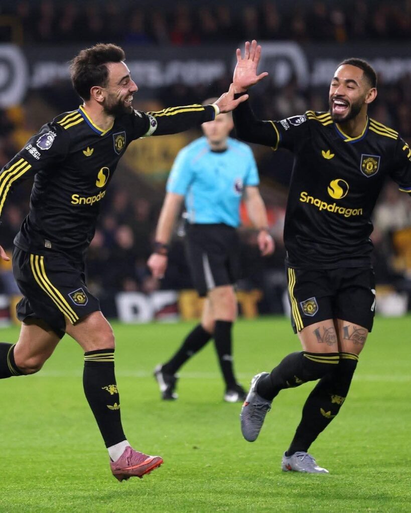 Manchester United Storm Past Wolves 4–1, Eyes Set on Top-Four Finish fb img 1765259704352