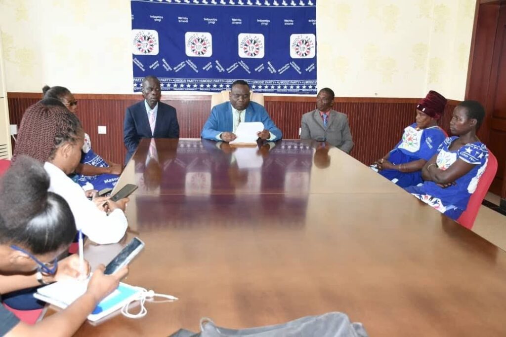 Umodi gives government five-day ultimatum over Chilima plane crash probe fb img 1765794948649