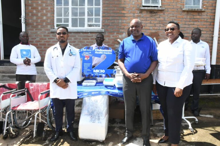 NBM plc concludes ‘12 Days of Christmas’ with K33 million donation to Chilomoni Health Centre