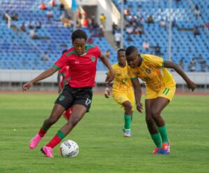NBM plc lauds Scorchers' form at the 3 Nations Tourney scorchers' chimzimu facing a zimbabwe colleague (002)