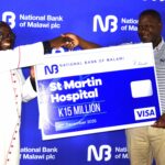 NBM plc donates K15 Million for Malindi Hospital Children’s Ward renovation jiya (right) handing over a dummy cheque to rev. mchakama 092025 (002)