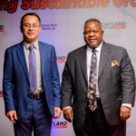 NBM plc, Portland Cement team up to cut cement imports kabango (right) poses for a photo at the signing of the mou with liu (002)