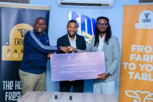 FDH Bank plc, Ekhaya renew pact with Sunday Soirée 4 Kaimila left Mpinganjira middle and Ntilosanje diplay the agreement