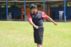 NICO Group fires up SKC Charity golf with K25 million sponsorship the late chilima warming up for the game of golf