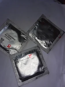 Photo showing condoms