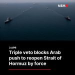 Russia, China, France Block Arab Push for Military Action Against Iran Over Strait of Hormuz