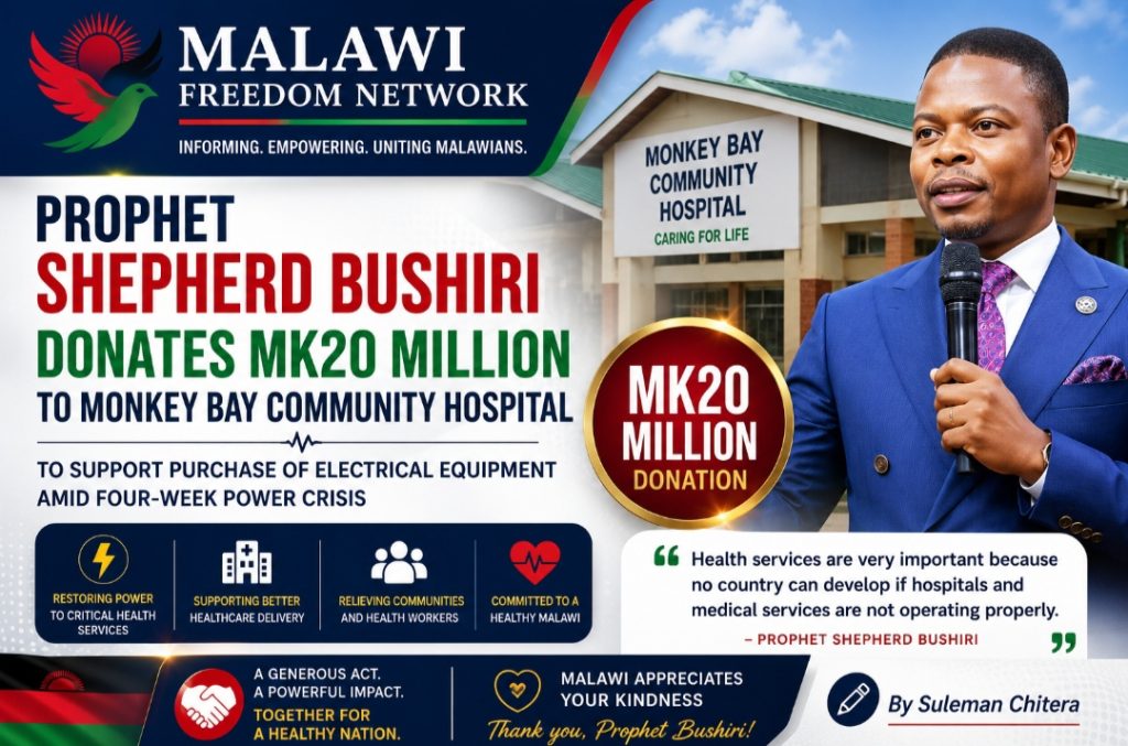 Prophet Shepherd Bushiri Donates MK20 Million to Monkey Bay Community Hospital Amid Electricity Crisis 2 IMG 20260522 185918
