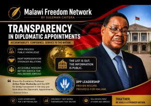 Suleman Chitera Hails Mutharika for Transparent Diplomatic Appointments