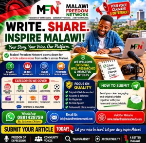Malawi Freedom Network Opens Doors for Article Submissions From Writers Across Malawi