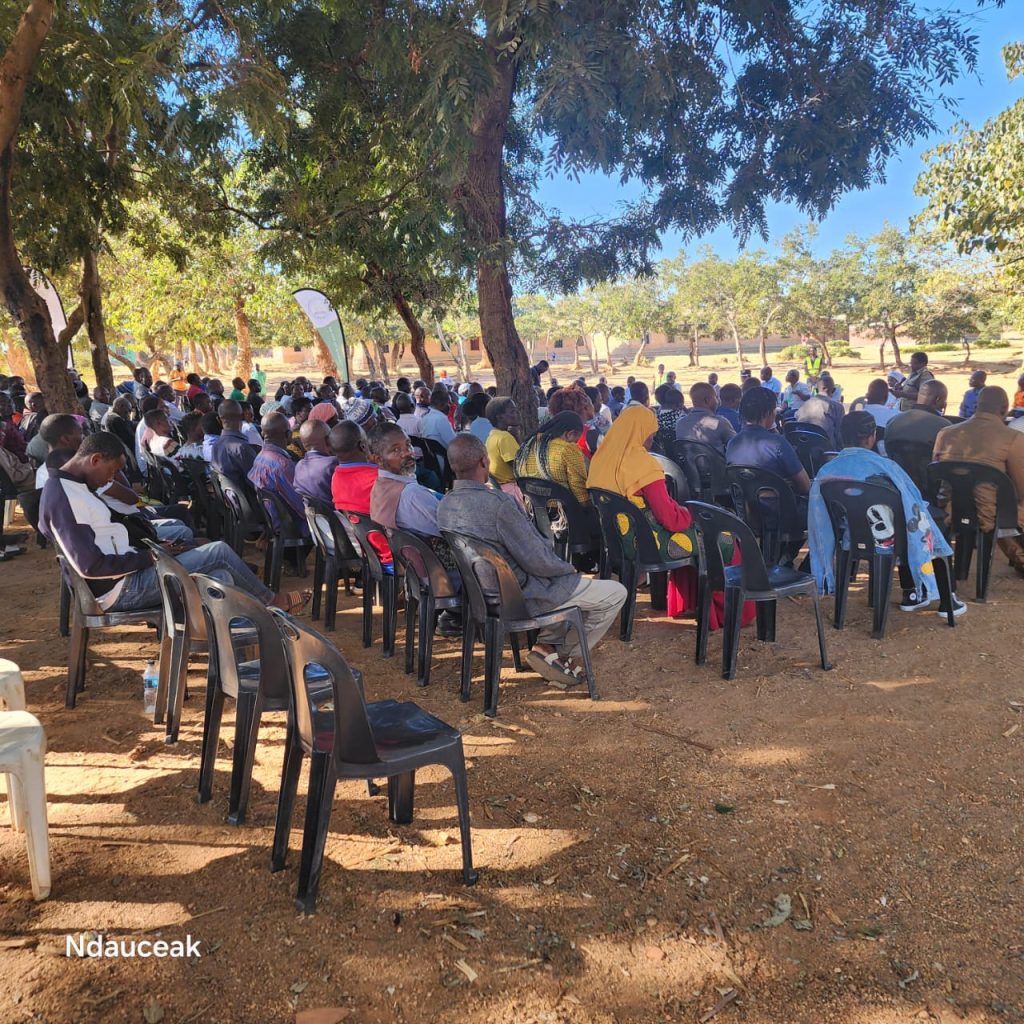 ESCOM, Police Engage Lumbadzi Chiefs in Fight Against Vandalism 3 Community members and local chiefs attend an ESCOM anti-vandalism awareness campaign at Mkukula Primary School