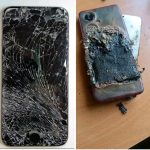 Widows complains of receiving broken phones