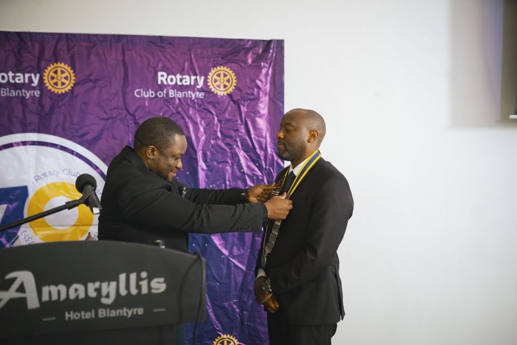 Rotary Club of Blantyre inducts Dango Mkandawire as new President 2 Dango Mkandawire as its new president