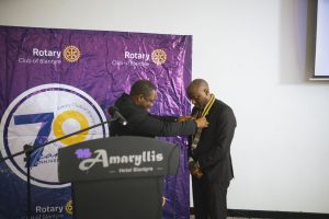 Rotary Club of Blantyre inducts Dango Mkandawire as new President