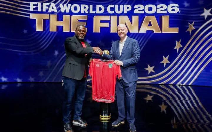 FAM Honours FIFA President Infantino with Special Scorchers Jersey