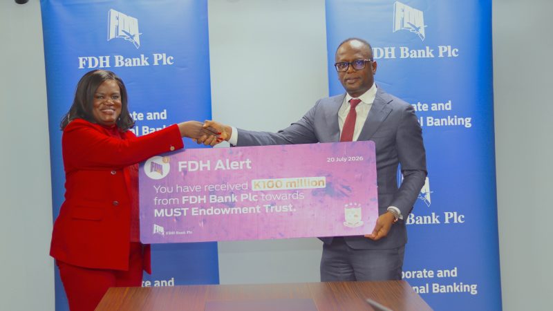 FDH Bank pumps K100 million into MUST Endowment fund initiative