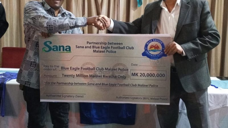 Blue Eagles FC Secure K100 Million Sponsorship Deal from Sana Cash and Carry
