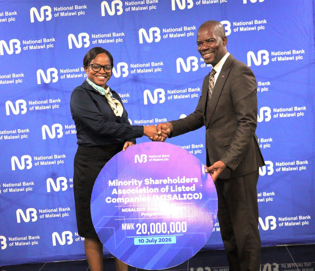 NBM plc supports MISALICO financial literacy program with K20 million 14 association's Secretary General, Frank Harawa