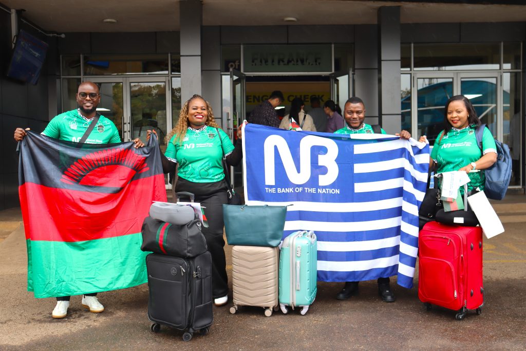 NBM ‘Waku WAFCON’ Promo winners off to Morocco to cheer the Scorchers 2 NBM plc Marketing and Corporate Affairs Manager Akossa Mphepo-Hiwa said the winners