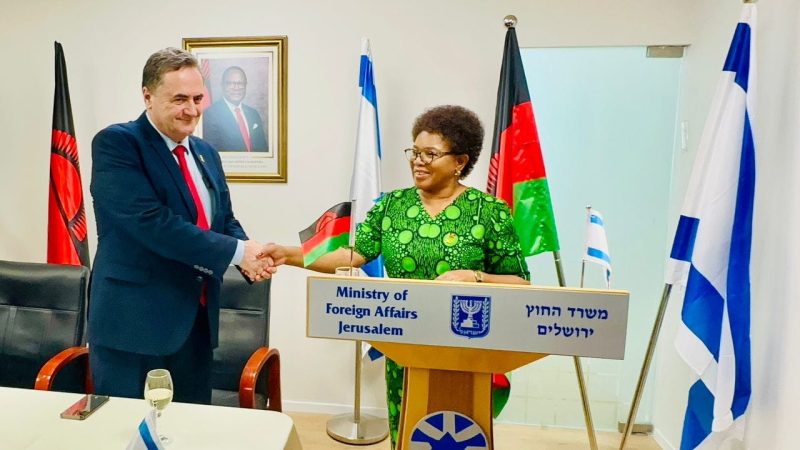 Malawi Opens Embassy in Tel Aviv, Eyes Stronger Long-Term Relations with Israel