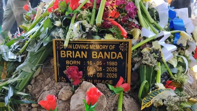 Brian Banda Laid to Rest in Chileka as Mutharika Pays Tribute to Former MBC Director General