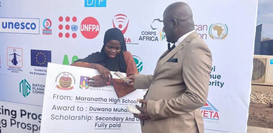Ernest Kaonga Awards Duwana Muhammad K30 Million Secondary School Scholarship