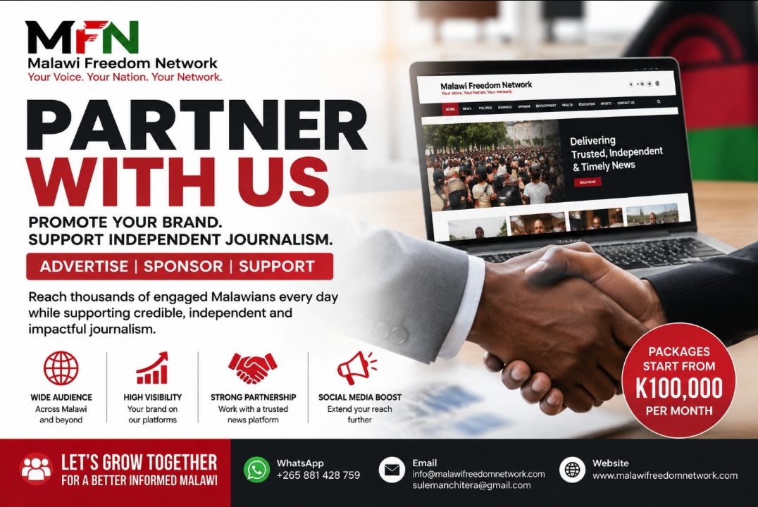 Malawi Freedom Network Invites Businesses to Partner With Independent Journalism