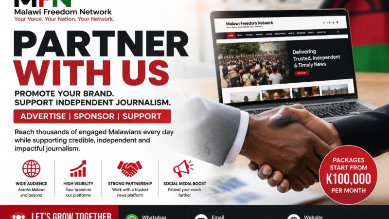 Malawi Freedom Network Invites Businesses to Partner With Independent Journalism
