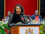 First Lady praises NBM plc for sponsoring the Scorchers
