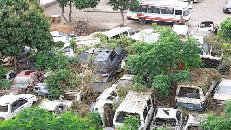 Mozambique Police Stations Turned Into Scrapyards as Impounded Vehicles Rot for Decades