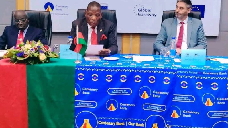 Mwanamvekha Hails EIB–Centenary Bank Partnership to Boost Finance for Farmers and Small Businesses